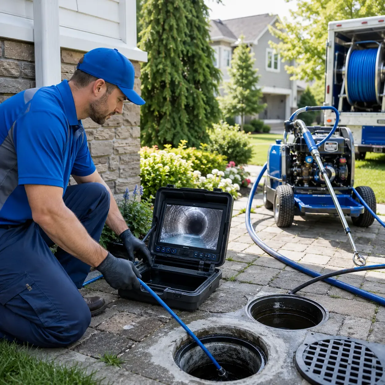 Outdoor drain cleaning professionals serving Lake Nebagamon, WI